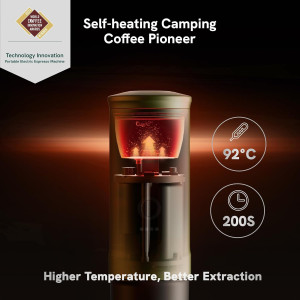 OutIn Nano Portable Espresso Maker: Ideal for Travel, Camping & RV