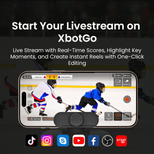 Chameleon AI Sports Camera & Gimbal: 4K Video, 360° Rotation, Live Stream