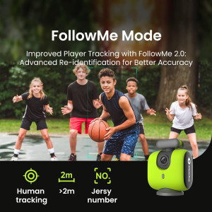 Chameleon AI Sports Camera & Gimbal: 4K Video, 360° Rotation, Live Stream