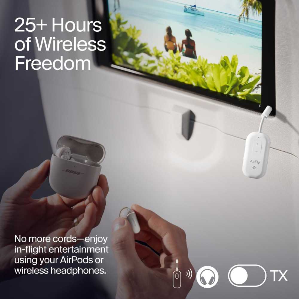 AirFly Pro 2 : Adaptateur Bluetooth Indispensable en Avion AirFly Pro 2 : Adaptateur Bluetooth Indispensable en Avion