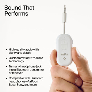 AirFly Pro 2: Bluetooth Adapter for Airplane & Travel Essentials