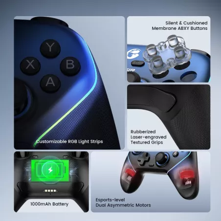 GameSir Super Nova : Manette sans fil multi-plateforme 1000Hz