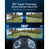 Caméra de Sécurité REOLINK Duo 3 PoE 16MP avec Vision Nocturne
