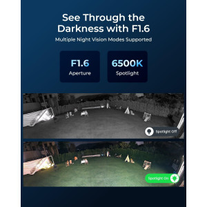 Caméra de Sécurité REOLINK Duo 3 PoE 16MP avec Vision Nocturne