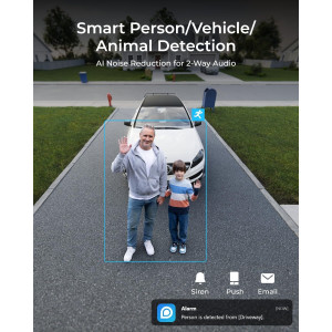 REOLINK Duo 3 PoE 16MP Dual-Lens Security Camera with 180° View