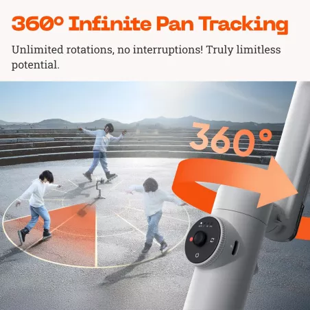 Insta360 Flow Pro : Votre Studio Mobile IA - Stabilisation 3 Axes, Suivi 360°, Trépied Intégré - Créez Sans Limites !
