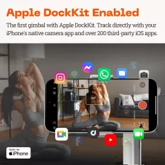 Insta360 Flow Pro: AI Gimbal Stabilizer for Smartphones & Apple Dock