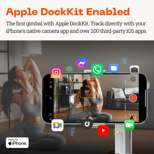 Insta360 Flow Pro: AI Gimbal Stabilizer for Smartphones & Apple Dock