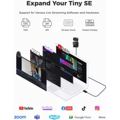 Webcam OBSBOT Tiny SE 1080P 100FPS avec Suivi AI