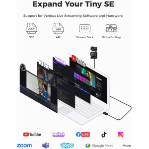 Webcam OBSBOT Tiny SE 1080P 100FPS avec Suivi AI