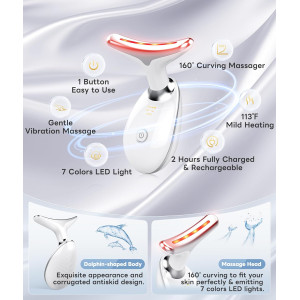 7 Color Portable Facial Massager | Light-Based Skin Care Tool