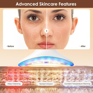 Face & Neck Massager - Skin Lifting Tool for Wrinkles & Dark Circles