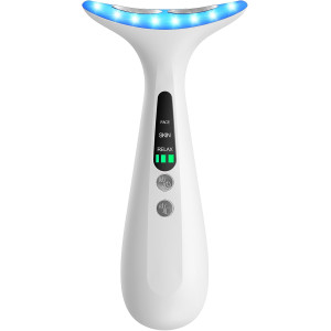 Face & Neck Massager - Skin Lifting Tool for Wrinkles & Dark Circles