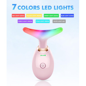 Revitalize Your Skin: 7-Color Red Light Therapy Massager Tool