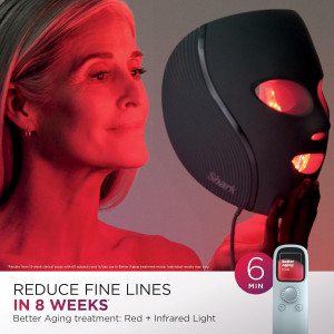 Shark CryoGlow LED Face Mask - Anti-Aging, Under-Eye Cooling & More!