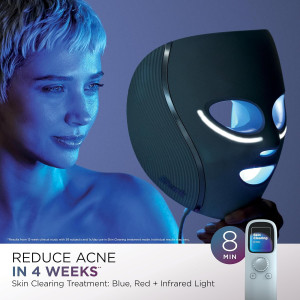 Shark CryoGlow LED Face Mask - Anti-Aging, Under-Eye Cooling & More!