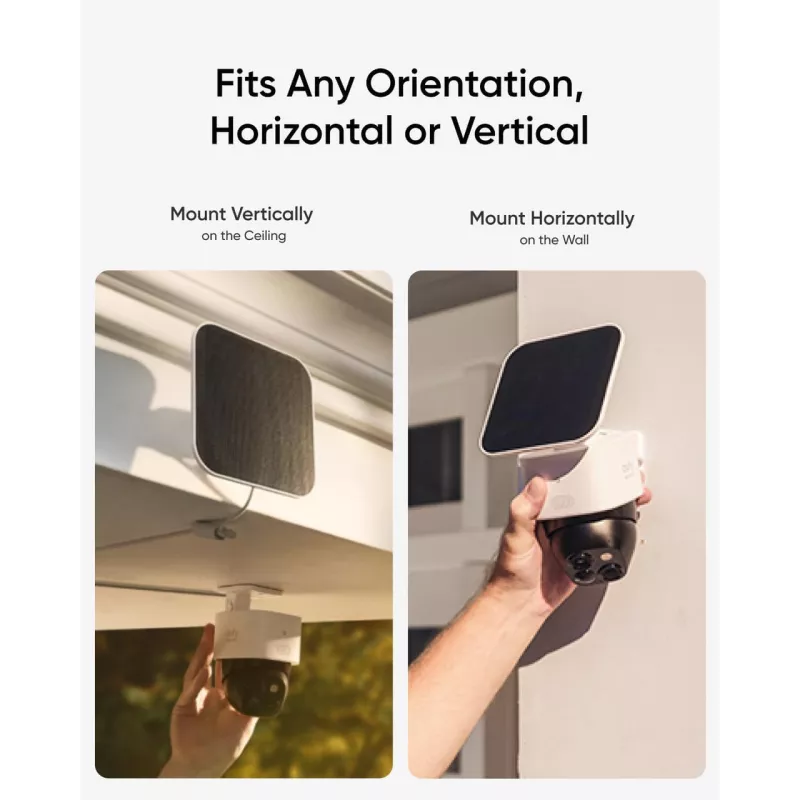 Caméra de sécurité eufy SoloCam S340 sans fil et solaire