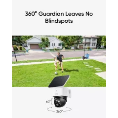 Caméra de sécurité eufy SoloCam S340 sans fil et solaire