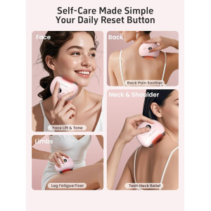 Massager Facial Électrique Gua Sha : Chaleur & Vibration