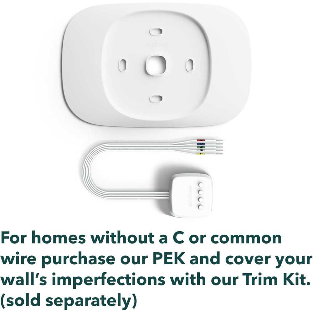 2025 Ecobee Smart Thermostat Essential: Energy Star, Wi-Fi, Voice Control