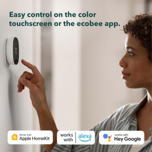 Thermostat Ecobee 2025 : Wi-Fi, Économie d'Énergie, Assistants