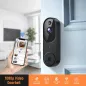 Sonnette Vidéo Intelligente WiFi : Sécurité Optimale, Détection IA, Audio Bidirectionnel & Vision Nocturne