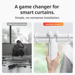 Ouvre-rideau SwitchBot : Bluetooth, Solaire, Compatible Alexa