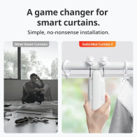 SwitchBot Smart Curtain Opener: Solar-Powered, Bluetooth & App Control