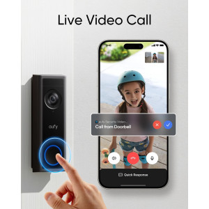 eufy Video Doorbell C31: 2K FHD, Dual Power, No Monthly Fees
