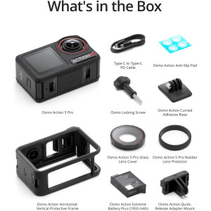 DJI Osmo Action 5: 4K Waterproof Camera with Dual Touchscreens & Stabilization