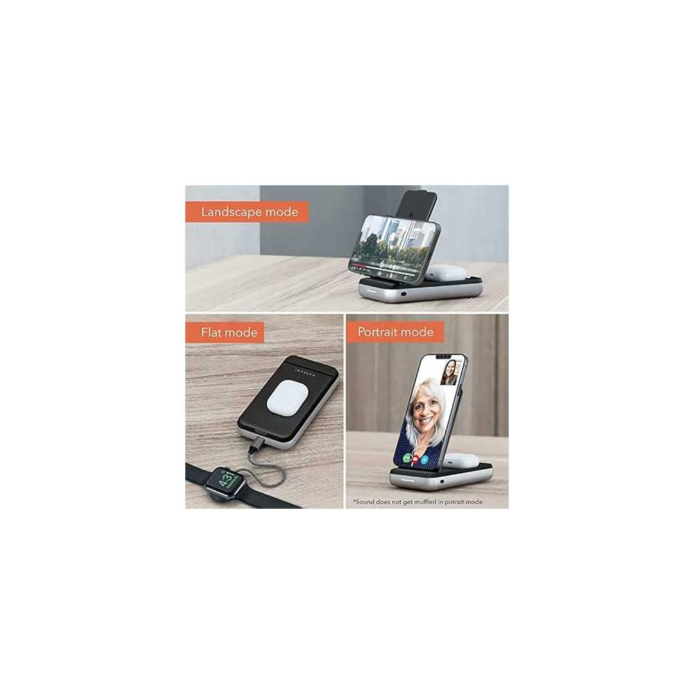 3-in-1 Satechi Duo Wireless Charger & 10,000mAh Power Bank for iPhone