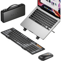 ProtoArc XKM01: Combo Clavier Souris Bluetooth Pliable - Productivité Mobile Ultime!