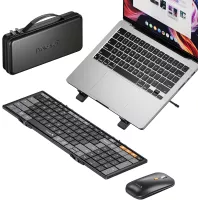 ProtoArc XKM01: Combo Clavier Souris Bluetooth Pliable - Productivité Mobile Ultime!