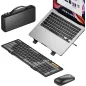 ProtoArc XKM01: Combo Clavier Souris Bluetooth Pliable - Productivité Mobile Ultime!