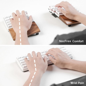 Wireless Ergonomic Split Mechanical Keyboard - Compact, Tactile, Hot-Swappable