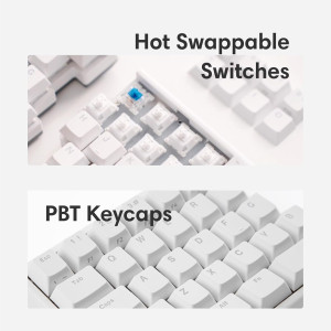 Clavier Mécanique Sans Fil Ergonomique 60% - Tactile & Programmable