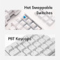 Clavier Mécanique Ergonomique Sans Fil : Compact, Split, Hot-Swap - Le confort ultime pour Mac & Windows !