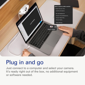 Elgato Facecam Neo: Full HD Webcam with Privacy Shutter & Light Correction