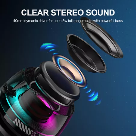 Edifier G200: Mini Haut-Parleur Bluetooth Aimanté RGB - Son Immersif & Portable!
