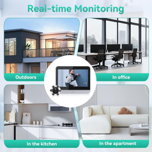 1080P Video Doorbell Camera with 4.3 Monitor & Two-Way Talk