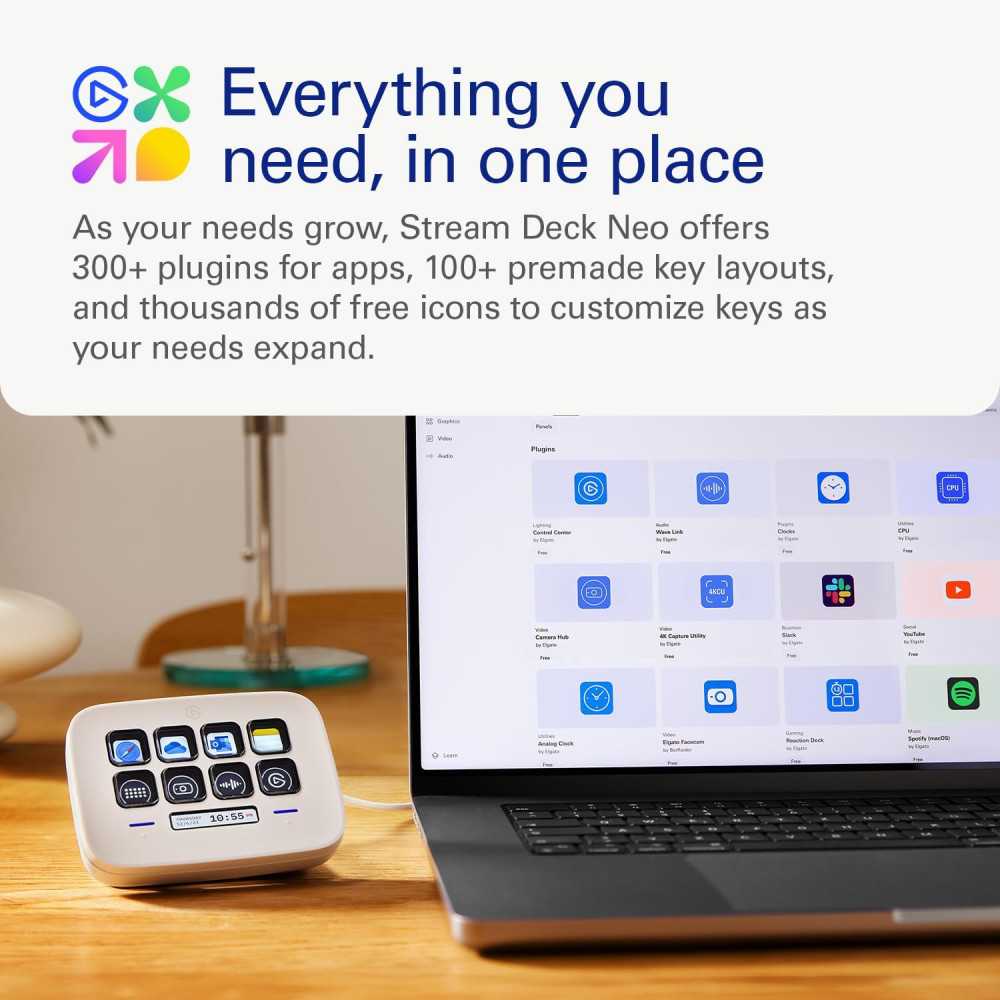 Elgato Stream Deck Neo: Customizable Keys for Effortless Control
