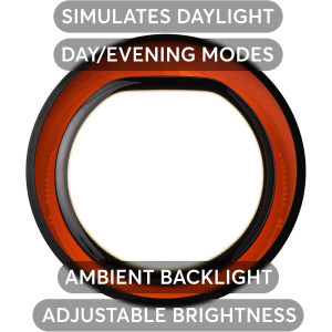 Boost Mood & Energy with Lumie Halo 10,000 Lux Light Therapy Lamp