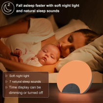 Réveil lumineux ANTDALIS : idéal pour enfants et adultes