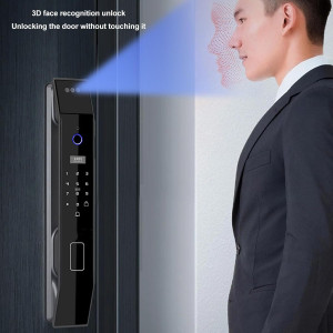 Verrou intelligent à reconnaissance faciale et empreintes digitales