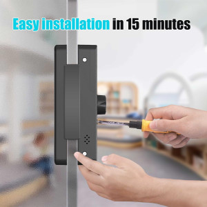 Smart Glass Door Lock: 3D Face Recognition & Wi-Fi Access Control