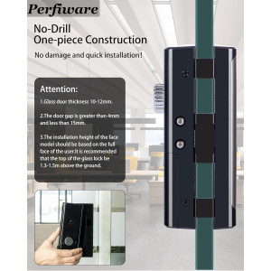 Smart Biometric Glass Door Locks - Keyless & No Drill Entry Solution