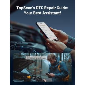 TOPDON TopScan Lite : OBD2 Scanner Bluetooth, Diagnostic Complet