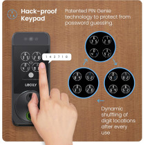 Lockly Visage Zeno Smart Lock: Facial Recognition & Keyless Entry