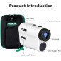 REVASRI Golf Rangefinder: 1000YDS Laser Accuracy with Slope & Vibration - Tournament Legal!