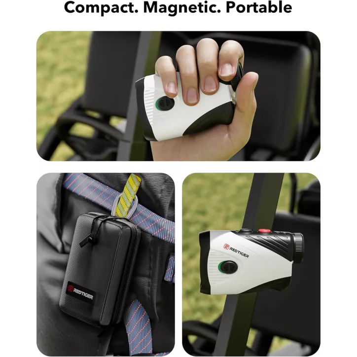 Télémètre Golf REDTIGER GolfVue Series 1: 1200 Yards, Pente, Aimant & Rechargeable!